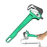 Zestivra Klempnerzangen – Industrielles Spannwerkzeug für Rohre | Ringschlüssel für Rohrleitungen im Haushalt, Küche, Auto, Heizung, Klempnerei