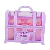 VICASKY 1 Satz Schatztruhe schminkset kinderschminken Set schminke Box kosmetikdöschen Makeup Box Bausätze Simulation kosmetischer Lieferungen Make -up -Kit Plastik