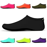 Uncle Paul Wassersocken – Unisex-Indoor-Yoga-Socken, Barfuß-Wasserschuhe, Strand, Surfen, Tauchen, Heim-Slipper, Pool für Kinder und Erwachsene Schwarz EU Größe 38 bis 40 SWA15BKL