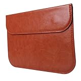 Mikikit Aufbewahrung Tasche für Linsen Linsenfilterbeutel Filtergehäuse für Kameraobjektiv Kamerafilterhaltergehäuse spiegelfolie Protect Kamera Filtergehäuse Tasche für Filter Leder Brown