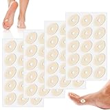 60 Stück Hühneraugenpflaster Kissen, Kissen für Fußschutz Selbstklebende Hornhaut Schutz Pads, Rutschfest Hühneraugen Pflaster Pads Zum Gegen Hornhautentferner Schmerzen Und Blasen