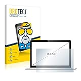 BROTECT 17.3' Entspiegelungs-Schutzfolie für Notebooks mit 17,3 Zoll (43.9 cm) [383 mm x 215 mm, 16:9] Matt, Anti-Fingerprint