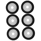 DOITOOL 6 Stück Teiliges Cassette Tape Pinch Roller Ersatz für Kassettenrecorder Langlebiges Kunststoffmaterial Präzise Verarbeitung Kompakte Kompatibel mit Radiorecorder und CD playern
