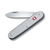 VICTORINOX Schweizer Taschenmesser Swiss Army 1, Swiss Made, 1 Funktion, Rostfreier Stahl, Silber