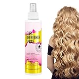 Erfrischendes Spray für Locken | feuchtigkeitsspendendes Produkt 180 ml | Stärkendes Haarspray | für Mädchen Frauen und Mütter Routine am Morgen besondere Ereignisse Abend Hochzeit Party