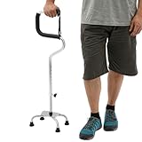 Gehhilfe, Verstellbarer Gehstock für Senioren, Spazierstock Damen 8 verstellbare Höhen Gehstock Leichter Tragbarer Gehstock mit Robust und langlebig