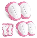 Knieschoner Kinder, 6 in 1 Schoner Inliner Kinder, Inliner Schoner Kinder, Geeignet für Rollschuhlaufen, Laufräder, Fahrräder und Skateboards