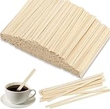 1000 Stück Kaffee Rührstäbchen, 11cm Rührstäbchen Holz, Holzstäbchen Kaffeestäbchen für Umrühren von Kaffee Tee Getränke