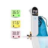 Kontaktloses Infrarot-Fieberthermometer für Babys, Kinder und Erwachsene, Kontaktloses Stirnthermometer, Digitales Infrarot Thermometer – Stirn- und Ohrthermometer mit Objektmodus