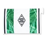 Borussia Mönchengladbach Hiss-Fahne 'Home 24/25' | Offizieller Fanartikel Fohlenshop | Gladbach Vereinsfahne Maße 100 x 150 cm Flagge | Fussball Vereinsfahne