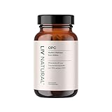 LIV OPC Traubenkernextrakt Hochdosiert | 360mg natürliches OPC pro Kapsel | Volle Kraft aus Traubenkernen | Unterstützt Gefäße, Kreislauf & Haut | Vegan, Ohne Zusatzstoffe | 120 Kapseln
