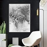 HERW Leinwand Bilder Moderne Plakate Drucke Abstrakte Leinwand Malerei Wandkunst Bilder Für Wohnzimmer Wohnkultur wasserdichte Tinte Kein Rahmenhome Decoration 20X28 Zoll