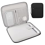 Arvok 9-11 Zoll Tablet Tasche für das Neue 11' iPad Pro M4/iPad Air M2 2024, iPad 10,9' (10. Generation), iPad Pro 11' 4/3/2, iPad Air 5/4/3 10,9'/10,5', wasserfeste Tablet-Tragetasche, Schwarz