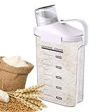 Müslibehälter – Luftdichte Küchenbehälter, große Aufbewahrungsbehälter für trockene Lebensmittel mit Ausgießer, Reis-Aufbewahrungsbehälter, Aufbewahrungsbehälter