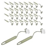 Ciieeo S Förmige Wc Bürste mit Kleinem Bürstenkopf Gebogener Griff Hygienische Badreinigung für Erwachsene Kompakte Toilettenbürste für Gründliche Reinigung