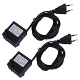 Marclix 2X AC 220-240V 5W Tauchpumpe Wasserpumpe Brunnen Aquarium Teichpumpe EU-Stecker