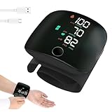 KQWVZ Blutdruckmessgerät Handgelenk, Digitales Handgelenk-Blutdruckmessgerät Mit Lcd-Bildschirm, Automatische Handgelenk-Blutdruckmessgeräte, 2×99 Speicherplätze, Blutdruck Messgerät Handgelenk