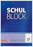 Brunnen Schulblock A4 Lin27 50Bl, 1 stück (1er Pack)