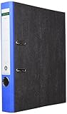 Centra 221122 Standard-Ordner (grauappe RC, mit Wolkenmarmor-Papier-Kaschierung, A4, 5,2 cm Rückenbreite) blau