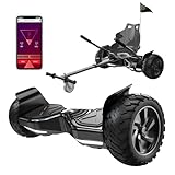 RCB Hoverboards SUV mit Sitz Hoverboards Off-Road, App-fähige Bluetooth Hoverboards, 8,5 '' Hummer + Hoverkart Go Kart für Self Balancing hoverboards, Geschenk für Kinder