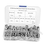 KIXZSAZ Reparaturset für Spiralgewinde mit Verschleißschutz, Sortiment an Drahtschraubenhülseneinsätzen für Anwendungen mit geringer Festigkeit, Sortiment an Drahtschraubenhülsen