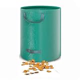 Gartensack Gartenabfallsack 272L 1x Laubsack Stabil selbststehend UV-Beständig Wasserdicht aus robuste Polypropylen-Gewebe (PP) 150g/m² 390g