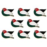 LIGIGWASH 8 Stück Palästina Flaggen Emaille Anstecknadeln mit Vogel Motiv Leichte Metall Broschen für Jacken und Hemdkragen Patriotische Friedenssymbole für Reisen und Feiern