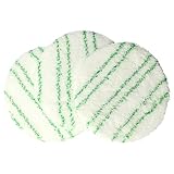 vhbw 3X Polierpad Ersatz für Kärcher 2.863-197.0 für Saugbohner - Polierscheiben-Set für Laminat, Grün, Weiß