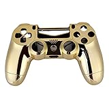 ASHATA Kunststoff Gamepad Griff Gehäuse Shell Cover Controller Hard Case Ersatz Hülle für PS4 Slim (Gold)