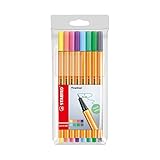 STABILO - Fineliner - point 88 - 8er Pack - Pastellfarben