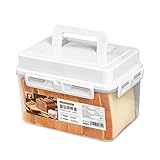 Generisch Brot Aufbewahrung - Transparente Brotdose Luftdicht Für Brotlaib - Brottopf Mit Deckel Und Griff - Für Küchenarbeitsplatte Backschrank Vorratsschrank Kühlschrank Gefrierschrank