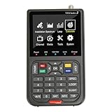 V8 Finder 2 Satellitenfinder, Verbesserter Sat-Detektor, 3,5 Zoll HD LCD 4000 MAh USB 2.0 -S2X/S2/S MPEG-2/4 Receiver Sat-Detektor