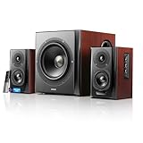 Edifier S350DB Lautsprecher System, Home-Entertainment Regallautsprecher und Subwoofer 2.1, mit Bluetooth V4.0 aptX in Holz/schwarz