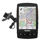TwoNav Aventura 2 Plus Motor, Onroad- und Offroad-GPS-Navigationssystem mit 3,7-Zoll-Bildschirm für Motorrad, Auto, 4x4, Quad oder Navigation mit Karten. Farbe Orange