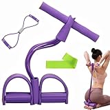 Bauchtrainer für Zuhause, 3-Teiliges Fitness-Set mit Expander Fitness und Rückentrainer, Sportgeräte für Zuhause zur Stärkung von Bauch, Beinen und Rücken, TPE-Material, 47x23 cm, 200 g