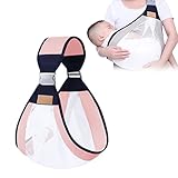 Masyrt – Atmungsaktive und verstellbare Kindertrage, Baby-Känguru, weiche ergonomische Babytrage, rutschfester Hüftsitz, geeignet für Kinder von 0 bis 36 Monaten (bis zu 30 kg)