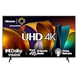Hisense 58E6NT 146cm (58 Zoll) Fernseher, 4K UHD Smart TV, Precision Colour, HDR, Dolby Vision, 60Hz, Triple Tuner DVB-C/S/S2/T/T2, WiFi, HDMI 2.1, Bluetooth, Alexa Built-in, Schwarz, [2024]