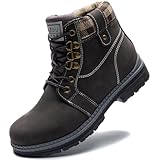 ANJOUFEMME Frauen Wandern Schnee Winterstiefel - Damen Trekking Walking Stiefel Wasserdicht Camping Backpacking Outdoor Schuhe FNW18-G-DE-BLACK-39
