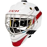 CCM GF AXIS 1.5 DE Youth White/Red Maske