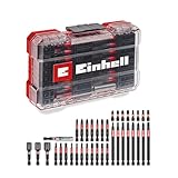 Original Einhell M-CASE 38-tlg. Impact-Bit-Set (25-mm-Bits, 50-mm, 90-mm, Sechskantstecknüsse, 60-mm-Bithalter inkl. Aufbewahrungsbox)