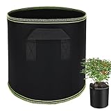 Stoff-Pflanzsäcke | Stoff-Pflanzsäcke | Große Kapazität Garten Grow Bags | Verdickte Pflanzenstofftöpfe | Stofftöpfe für Bäume | Vliesstoff Pflanzsäcke |