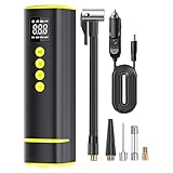 Penlimly Luftpumpe | Luftpumpe für Autoreifen, 150 psi kabelloser Reifendruck, elektrisch für Rad, Auto, Motorrad, Fahrrad, Auto, LKW, Bälle
