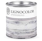 Lignocolor Sperrgrund (Transparent, 375 ml) auf Wasserbasis Isoliergrund Kreidefarbe 375ml
