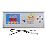 Inkubator-Temperaturregler Digitaler vollautomatischer Inkubator-Thermostat Geeignet für Ei 30 W 12 V