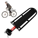 Fahrrad Gepäckträger, Universal Gepäckträger mit Schnellspanner, Fahrrad Hinten Rack für Mountainbike, MTB Fahrradgepäckträger aus Aluminiumlegierung, Bicycle Luggage Carrier, Maximalbelastung 10kg