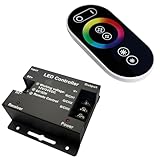 12V - 24V RGB Empfänger + Fernbedienung LED Controller Funk Regler Touch Dimmer Steuergerät