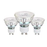 EGLO GU10 Lampe 3er-Set, 3 LED-Reflektor Spots, Reflektorlampen je 4,5 Watt (entspricht 30 Watt), Leuchtmittel warmweiß, 3000 K, Glühbirne Ø 5 cm