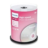 Philips DVD-R Rohlinge (4.7 GB Data/ 120 Minuten Video, 16x High Speed Aufnahme, 100er Spindel), DM4S6B00F/00