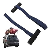 Rrlihjgu Kajakbefestigungsgurt – Set mit Sicherheitsgurten für Kanus, 2 Stück | Befestigung für Kanu, Boot, Anhänger, LKW, Camping, Wohnwagen, Camping, Kanu