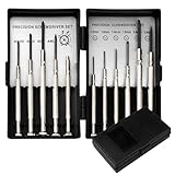 11 Stück mini schraubenzieher set,schraubendreher set klein,feinmechaniker werkzeug set,feinmechaniker schraubendreher set,Uhrmacherwerkzeug Set,für Uhren Brillen Computer Switch Reparatur